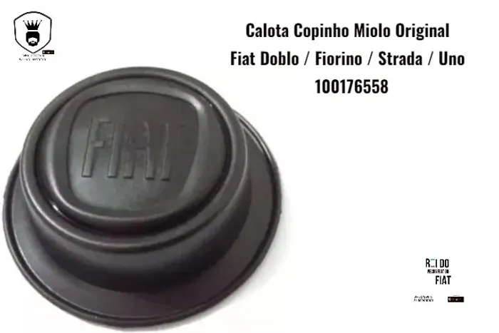 Calota copinho miolo Doblo Fiorino Strada Uno 