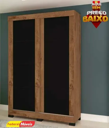 Guarda Roupa 2 Portas Correr Novo Fazemos Entrega