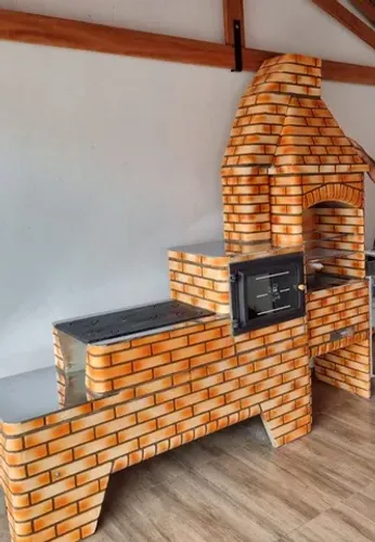 Churrasqueira forno e fogão Colonial 