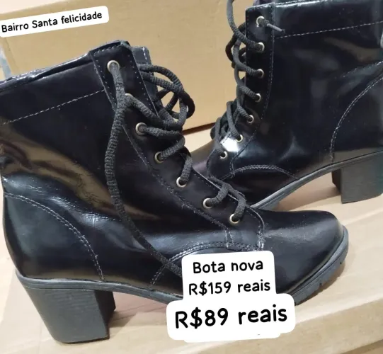 Botas número 38 feminina bairro santa felicidade