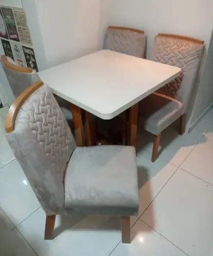 Mesa de jantar 4 cadeiras 100%MDF (TEMOS A PRONTA ENTREGA)