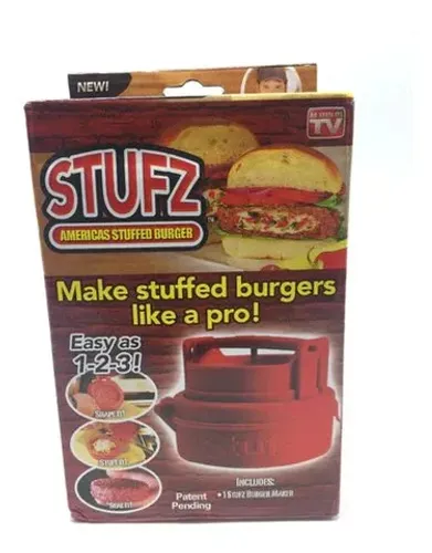 Molde Hamburguer Recheado Forma Modeladora Stufz! Pratico