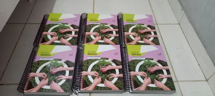 Livros Ensino médio 2° Série plataforma Eleva ( 6 volumes) *  Vestibular e ENEM