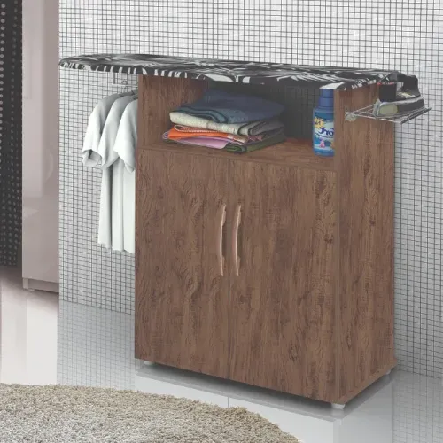 Armário com Tábua Passar Roupa 02 PortaS. Produto Novo Direto da Fábrica P/Sua Casa.!