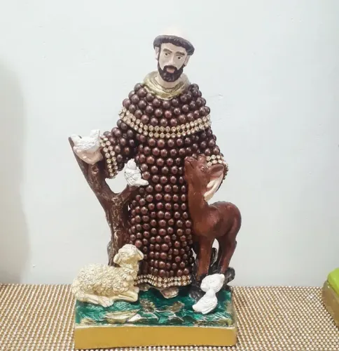 Imagem Estilizada - São Francisco de Assis  - 23 cm