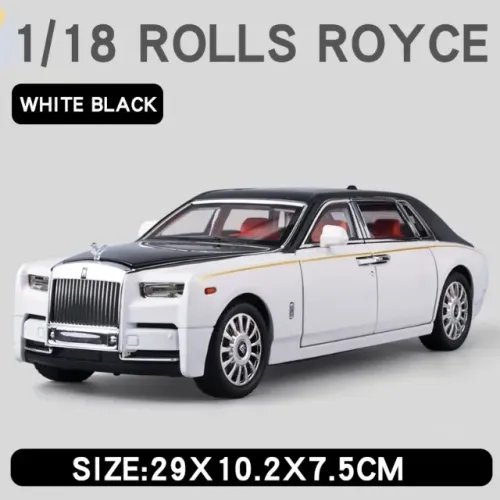 Miniatura Rolls Royce Phantom Phantom Limousines Miniatura Metal C 1/18   29cm Carro