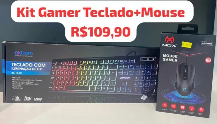 Kit Gamer: Teclado e Mouse para Maximizar sua Performance!