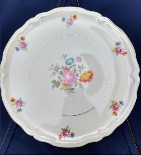 Prato para Bolo Porcelana Real