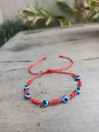 Pulseira 7 nós e olho grego