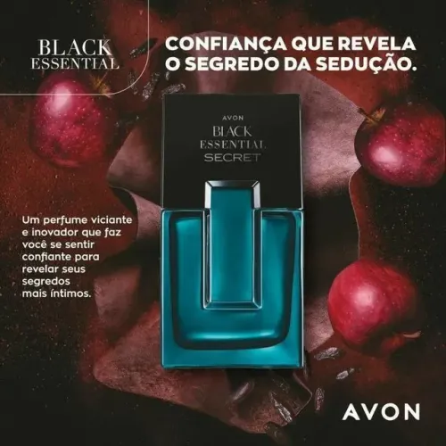 Perfume Avon BLACK ESSENTIAL " Secret " 100ml