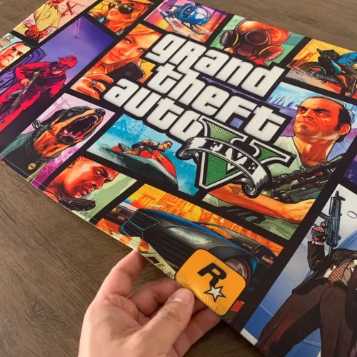 MousePad GTA 5 tamanho 70x35cm NOVO!