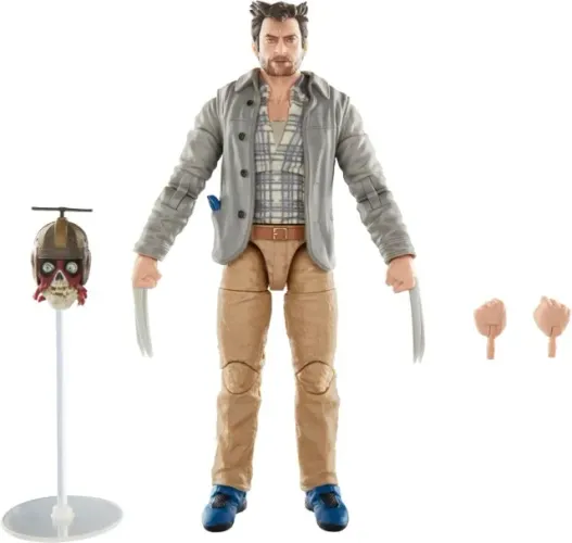 Marvel Legends Headpool com Logan Movie Filme Deadpool e Wolverine Lacrado Hasbro