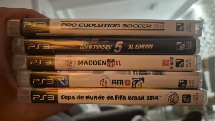 Jogos PS3 - Pro Evolution Soccer, Gran Turismo, Madden, FIFA e Copa do Mundo