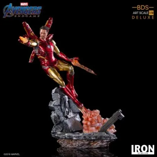 Iron Man Mark LXXXV Deluxe Endgame Iron Studios Art Scale 1/10 com Caixa