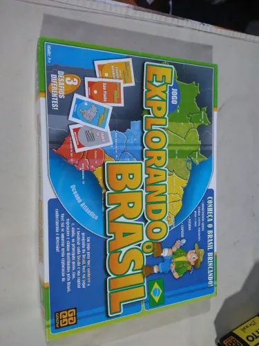 Jogo de tabuleiro Explorando o Brasil - Grow