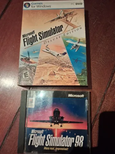 Microsoft Flight Simulator Deluxe Edition e Flight Simulator 98