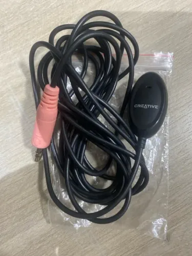 Microfone de Lapela Creative para PC conector P2
