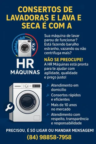 Consertos de máquinas de lavar 