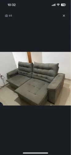 Sofá retrátil reclinável