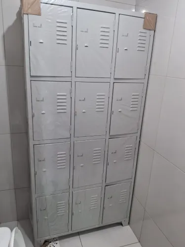 ROUPEIRO CINZA 12 PORTAS - NOVO