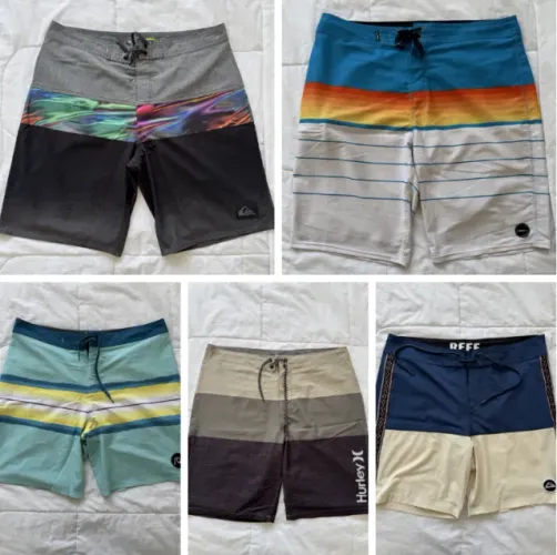 Kit 5 Bermudas de Surf Tamanhoa 44 (G)