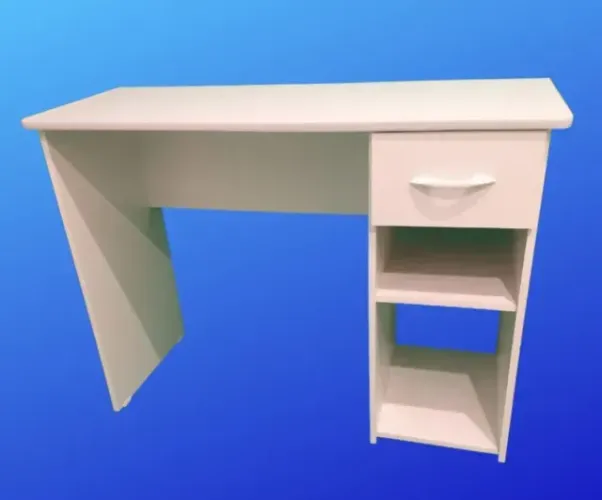 Mesa de Estudo 100% MDF com 01 Gaveta Branca (NOVO) 