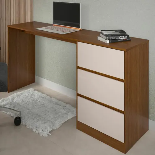 Escrivaninha com 3 Gavetas Clara tt54