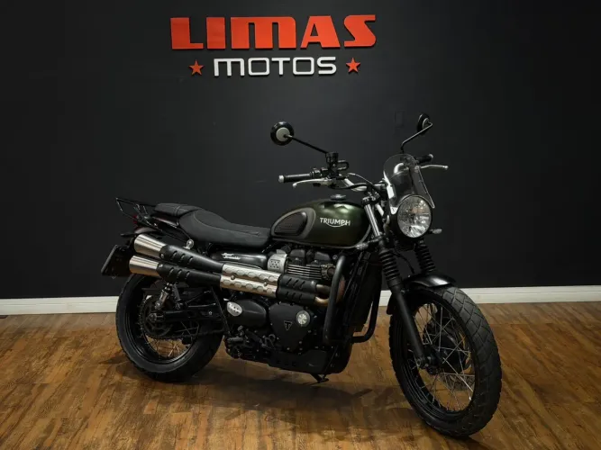 Street Scrambler 900 Verde 2018 - Apenas 21.000 KM.