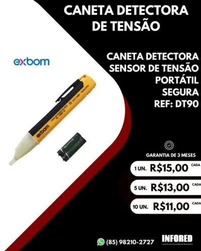 Caneta detectora de tensão 