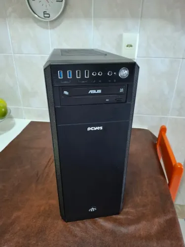 Gabinete PCYES Knight Fan LED Vermelho Acrilico