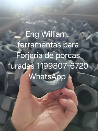Ferramentas para forjaria de porcas furadas - Eng William