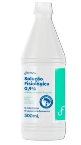 Solução fisiológica 500ml R$ 7,00