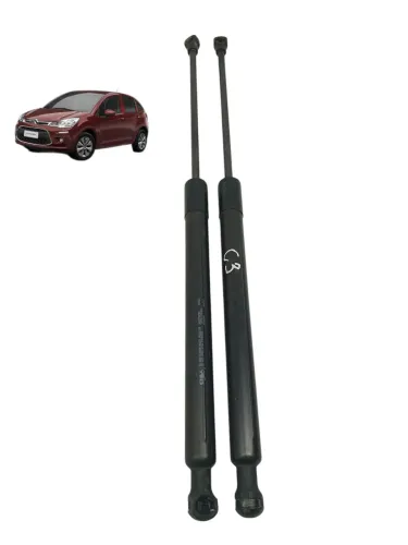 Par Amortecedor Tampa Traseira Citroen C3 1.2 2018