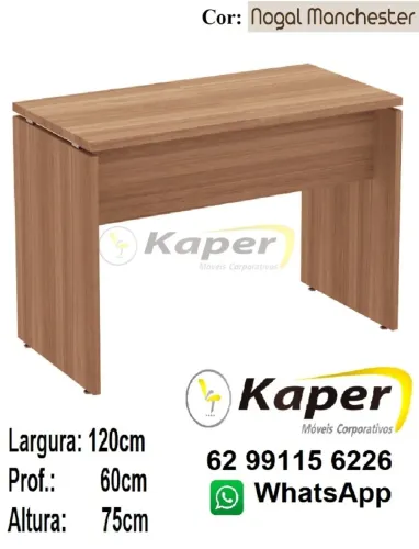 Mesa / Escrivaninha 120cm, Pandin home office ( novo ) Promoção 