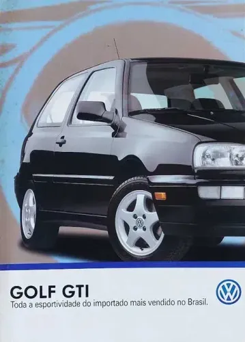 VW Golf GTI MK3 1998 - Catálogo, folder original 6 pgs.