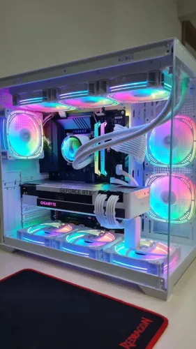 PC Gamer RTX 3080 - i7 12700K - 16GB RGB - Water Cooler 360mm - MONSTRO!