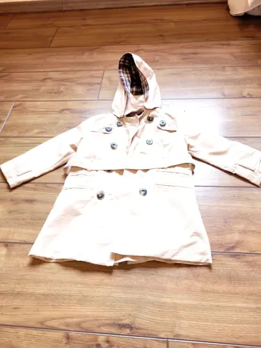 Casaco Infantil Bege - 2/3 - zara