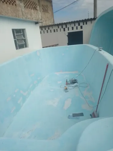 Piscinas de fibra renovadas....