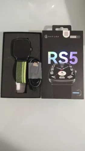  *Relógio smartwatch RS5 HAYLOU semi novo *  com 2 pulseiras