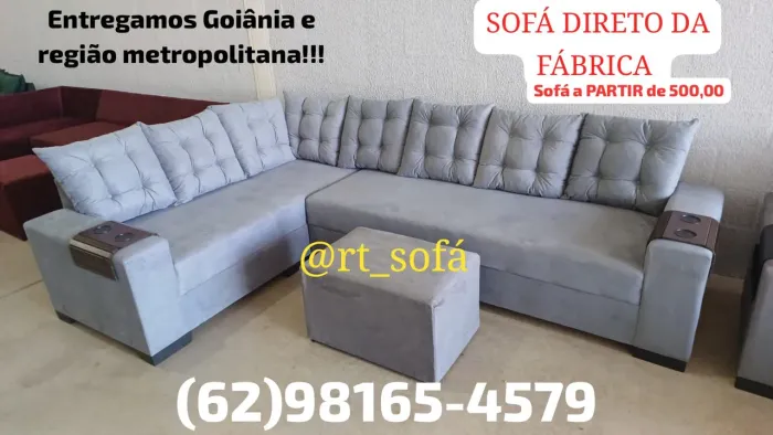 Sofá de Canto - Direto da Fábrica!