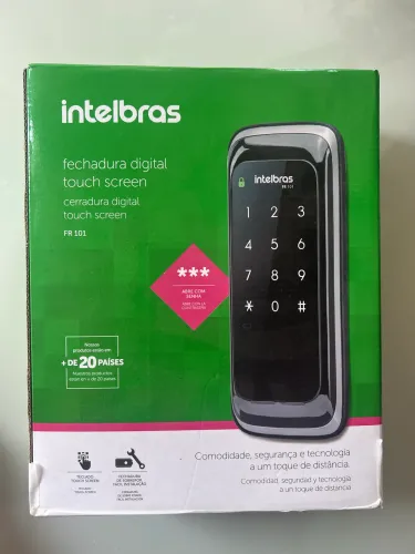 Fechadura digital de sobrepor Touch Intelbras