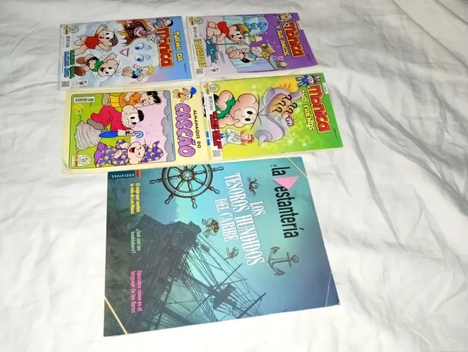 Coleção Infância Gibis Turma da Monica Port/Eng/Esp, incentive a leitura infantil!
