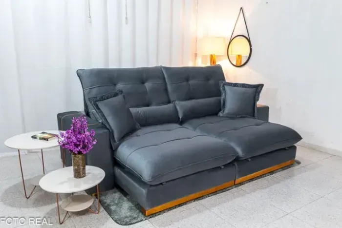 Sofá Retrátil Reclinável Toronto 2.50m  D33 - DECOR ESTOFADOS