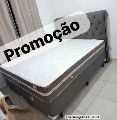 Cama box queen suporte