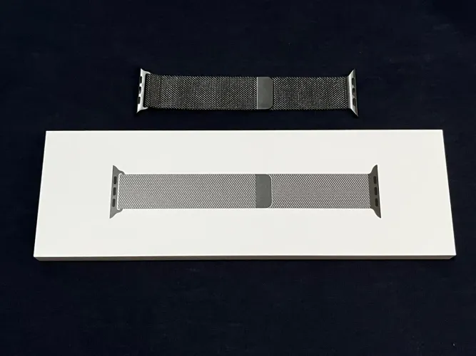 Pulseira Original Apple Watch Milanês 46 Mm - Cinza Ardósia