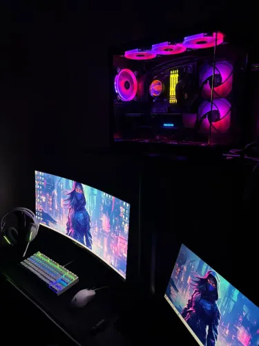 PC Gamer Reyzen 7 5700 rtx 4060 ti ( PC COMPLETO OU SÓ A CPU ) 8bg,32gb ran,SSD1TB,Monitor