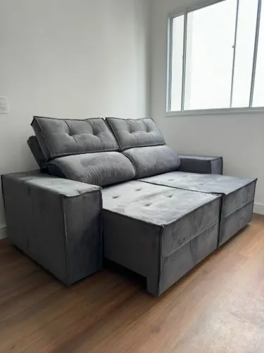SOFÁ RETRÁTIL E RECLINAVEL NEW YORK PREMIUM