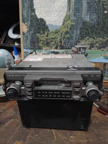 Radio e tape automotivo Superstar modelo RS 5200 NX.ler descrição.