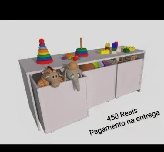 Organizador de brinquedos ?%MDF entrega gratis 