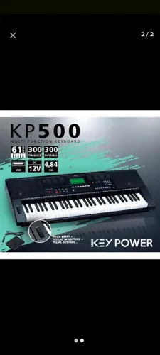 <br>TECLADO (KEY POWER KP500) + MESA SUPORTE SIMPLES + PEDAL